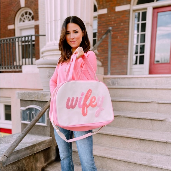 Jadelynn Brooke Wifey Travel Duffle Bag - Picture 5 of 9